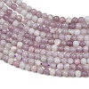 Natural Lepidolite Beads Strands GG-CBA0389-A05-3mm-4
