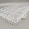 28 Grids Transparent Polypropylene(PP) Bead Organizers X-CON-J003-03-5