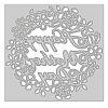 Carbon Steel Cutting Dies Stencils DIY-WH0263-0266-1