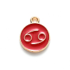 Alloy Enamel Pendants ENAM-S124-01A-07D-2