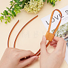 PU Imitation Leather Bag Drawstring Cord & Cord Slider Sets DIY-WH0453-50B-02-4