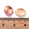 Electroplate K9 Glass Rhinestone Cabochons RGLA-M016-D01-AM-4