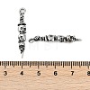 316 Surgical Stainless Steel Pendants STAS-G349-04B-AS-3