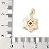 Brass Micro Pave Cubic Zirconia Pendants KK-Q030-04B-G-3