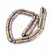 Electroplate Non-magnetic Synthetic Hematite Beads Strands G-T061-141E-5