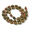 Natural Unakite Beads Strands G-F809-A48-01-4