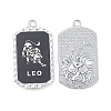 Alloy Twelve Constellations Series Big Pendants PALLOY-O107-01P-02-2