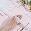 5 Yards Polyester Lace Ribbons OCOR-GF0006-14A-02-3