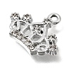 UV Plating Alloy Crystal Rhinestone Pendants RB-CBAD37D-16P-2
