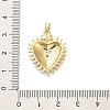 Brass Micro Pave Cubic Zirconia Pendants KK-M314-09G-03-3