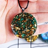 Resin Pendant Necklaces PW-WGFEBCC-01-4