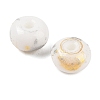 Opaque Spray Painted Glass Beads X1-GLAA-G118-01K-2
