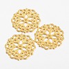 Tibetan Style Filigree Joiners Links LS-TIBE-A11623-G-LF-1