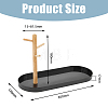 Plastic and Bamboo Tree Branch Storage Tray AJEW-WH0470-07B-2