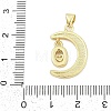 Brass Micro Pave Cubic Zirconia Pendants KK-I723-19G-03-3