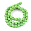 Synthetic Turquoise Beads Strands TURQ-G106-8mm-02B-3