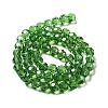 Electroplate Transparent Glass Beads Strands LS-EGLA-A035-T8mm-A11-2