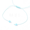 Adjustable Nylon Thread Braided Beads Bracelets BJEW-JB05579-02-3