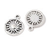 Tibetan Style Alloy Pendants X-TIBEP-R304-062AS-LF-2