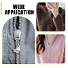 30Pcs 5 Colors Bird Charm Alloy Zipper Pull Tabs HJEW-ME00167-4