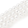 Electroplated Shell Pearl Beads Strands BSHE-C007-A01-01-1