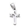 Non-Tarnish 304 Stainless Steel Pendants LS-STAS-L216-34P-1