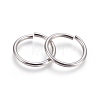 Tarnish Resistant 304 Stainless Steel Saw Cut Open Jump Rings STAS-P212-25P-08-1