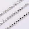 Tarnish Resistant 304 Stainless Steel Ball Chains CHS-F005-05P-1