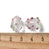 Handmade Foil Lampwork Bumpy Beads Strands FOIL-Z001-05C-4