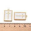304 Stainless Steel & Spray Painted Pendants STAS-T073-65B-G-3