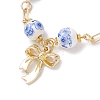 Alloy Charm Bracelets BJEW-JB12911-3