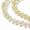 Transparent Glass Beads Strands GLAA-E036-07G-4
