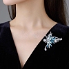 Alloy Rhinestone Brooch for Backpack Clothes PW-WGFD049-01-2