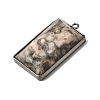 Natural Crazy Agate Pendants G-P614-01EB-01-2
