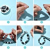 24 Style Glass Beads GLAA-YW0001-51-6