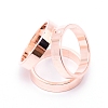Alloy Women Lady Girls Fashion Scarf Ring Buckle JEWB-WH0011-15RG-RS-2