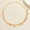 Vintage Alloy Coin Tassel Long Necklaces for Women EV2148-5