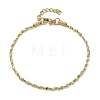 304 Stainless Steel Link Chain Bracelets for Women BJEW-F488-21G-04-4