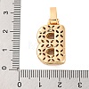 Brass Micro Pave Cubic Zirconia Pendants KK-C076-29B-G01-3