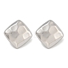 304 Stainless Steel Square Stud Earrings for Women EJEW-U022-10P-1