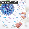 800Pcs Transparent Acrylic Beads OACR-PA0001-98B-6