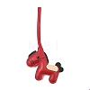 Horse PU Leather Pendant Decorations HJEW-A012-01D-1