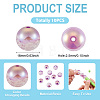 10Pcs Resin Beads PACR-TA0001-33I-5