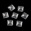 Transparent Glass Square Cabochons GGLA-S022-10mm-4