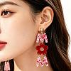 Acrylic Stud Dangle Earrings for Women WG1F7D6-02-2
