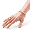 Handmade Polymer Clay Beads Stretch Bracelets for Kids BJEW-JB06487-02-3