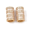 925 Sterling Silver Micro Pave Clear Cubic Zirconia Beads SE-CBAF1B2-16B-G-1