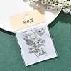 SHEGRACE Brass Micro Pave Clear Cubic Zirconia Pendants XGRQ29805-394P-M-6