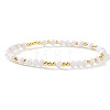 Plastic & Brass Beaded Stretch Bracelet for Women JP1152-9-1