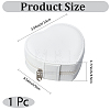 Heart PU Imitation Leather Jewelry Organizer Zipper Boxes AJEW-CL0006-03A-2